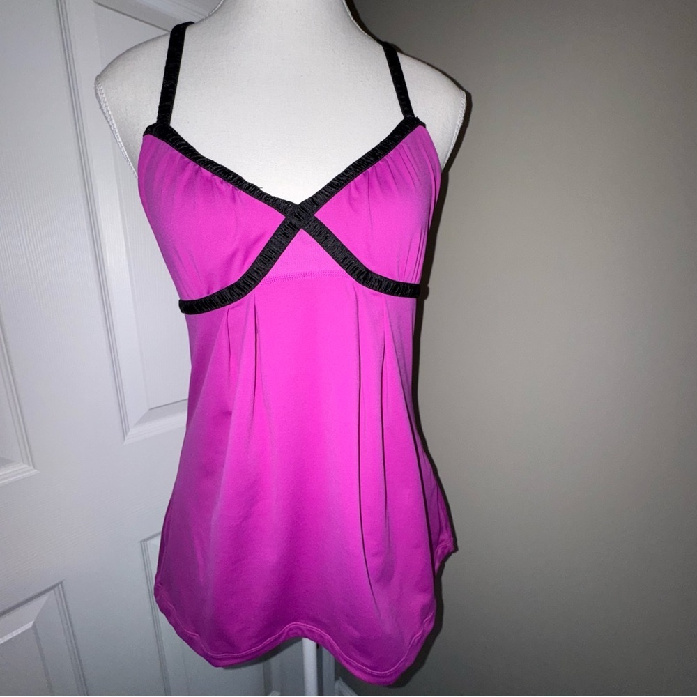 Lululemon Dance Strap Tank Violet Size 4 Yoga Athletic Athleisure Flowy Workout
